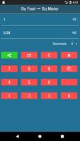 Square Feet to Square Meter Converter capture d'écran 1