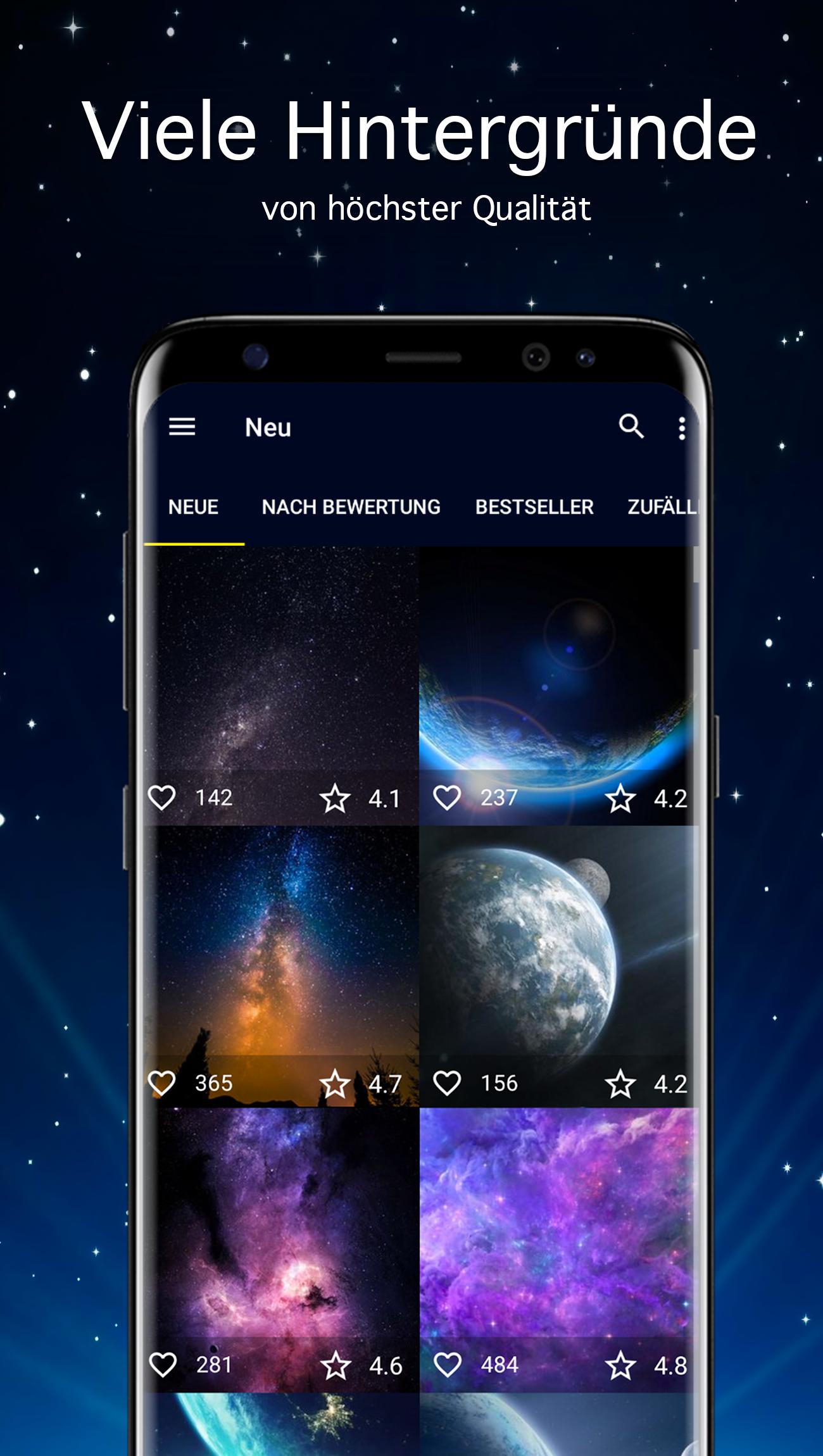 Weltraum Hintergrundbilder 4K für Android - APK herunterladen