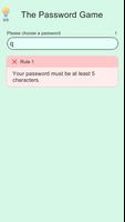 The Password Game capture d'écran 1
