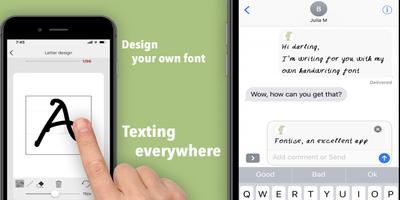 Fontise  Font Maker Keyboard Poster