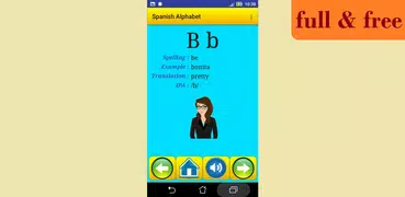 Spanish alphabet for students
