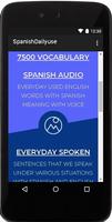 Learn Spanish Daily Sentences & Conversation capture d'écran 1