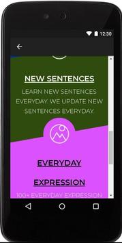 Learn Spanish Daily Sentences & Conversation screenshot 2