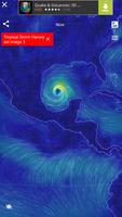 Wind Map Hurricane Tracker, 3D اسکرین شاٹ 1