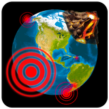 3D Earthquakes Map & Volcanoes