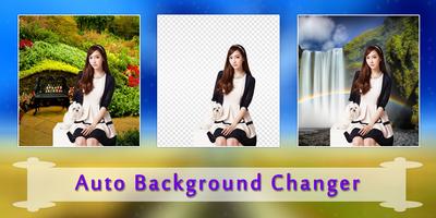 Auto Photo Background Changer : Cut Paste Photo Poster