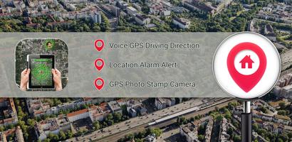 Voice GPS & Driving Direction الملصق