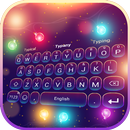 Sparkle luces de neón teclado APK
