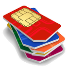 بطاقة SIM والاتصالات النسخ أيقونة