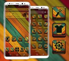 Colorful Stripes Theme постер