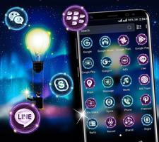 Light Bulb Launcher Theme imagem de tela 1
