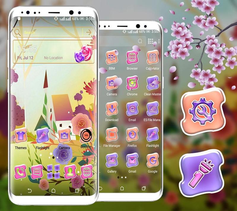Android 用の Cute Cartoon Launcher Theme APK をダウンロード