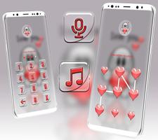 Cute Love You Launcher Theme اسکرین شاٹ 3