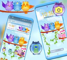 Animated Birds Launcher Theme Ekran Görüntüsü 2