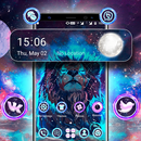 Abstract Lion Launcher Theme APK