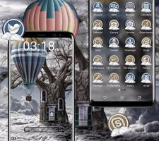 Balloon Tree Launcher Theme imagem de tela 3