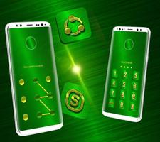 Green Texture Launcher Theme Ekran Görüntüsü 3