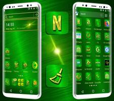 Green Texture Launcher Theme Ekran Görüntüsü 1