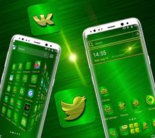 Green Texture Launcher Theme Ekran Görüntüsü 2