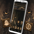 Dark Wolf Eye Launcher Theme biểu tượng