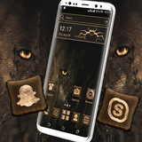 Dark Wolf Eye Launcher Theme biểu tượng
