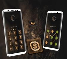 Dark Wolf Eye Launcher Theme ảnh chụp màn hình 3