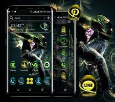 Hip Hop Dance Launcher Theme الملصق