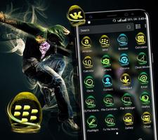 Hip Hop Dance Launcher Theme تصوير الشاشة 1