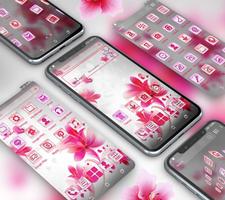 Soft Flower Launcher Theme Affiche