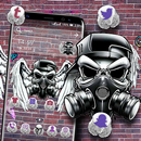Skull Graffiti Launcher Theme APK