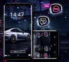 Sports Car Launcher Theme captura de pantalla 3