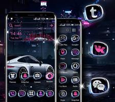 Sports Car Launcher Theme plakat