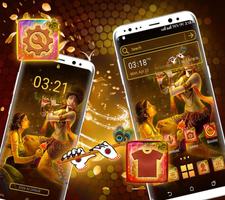 Radha Krishna Launcher Theme imagem de tela 2