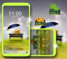 Rainy Teddy Launcher Theme screenshot 3