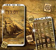 Treasure Hunt Launcher Theme ảnh chụp màn hình 1