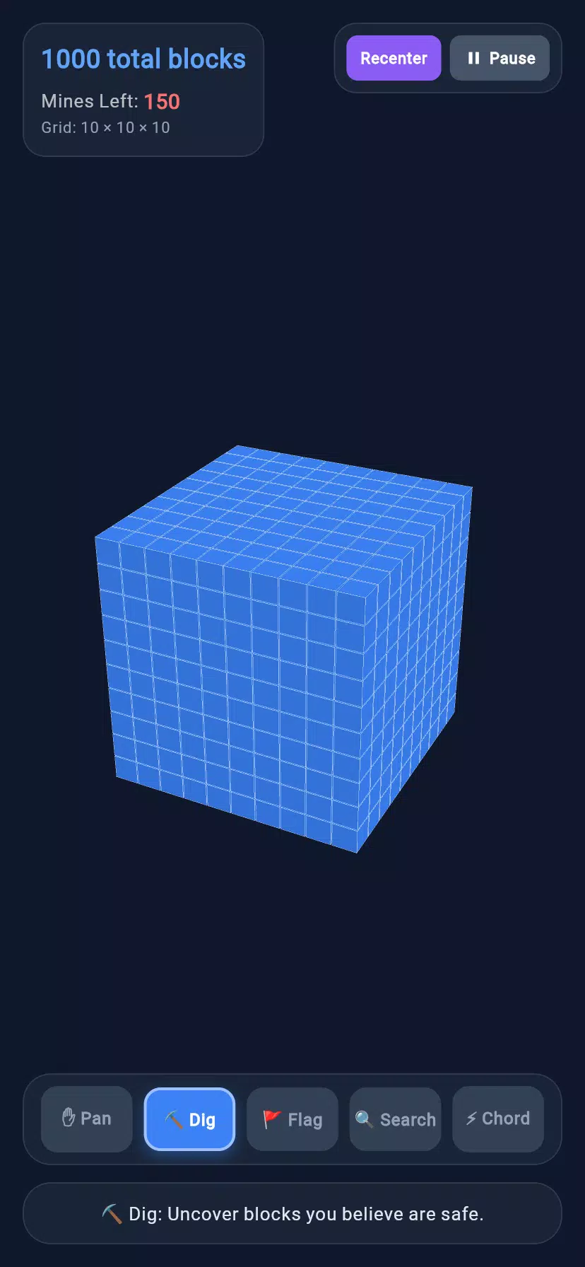 空间地雷:3D 扫雷