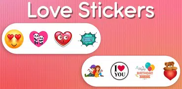 Stickers Eu Te Amo e os stickers eu amo  WAsticker