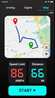 برنامه‌نما سرعت‌سنج GPS - اودومتر HUD عکس از صفحه