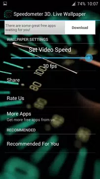 Screenshot 6 for Speedometer 3D. Live Wallpaper