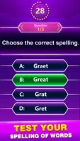 Spelling Quiz poster
