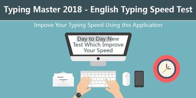 Typing Master 2018 - English Typing Speed Test Affiche