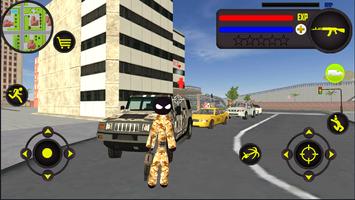 US Army Stickman Rope Hero Counter OffRoad Mafia captura de pantalla 1