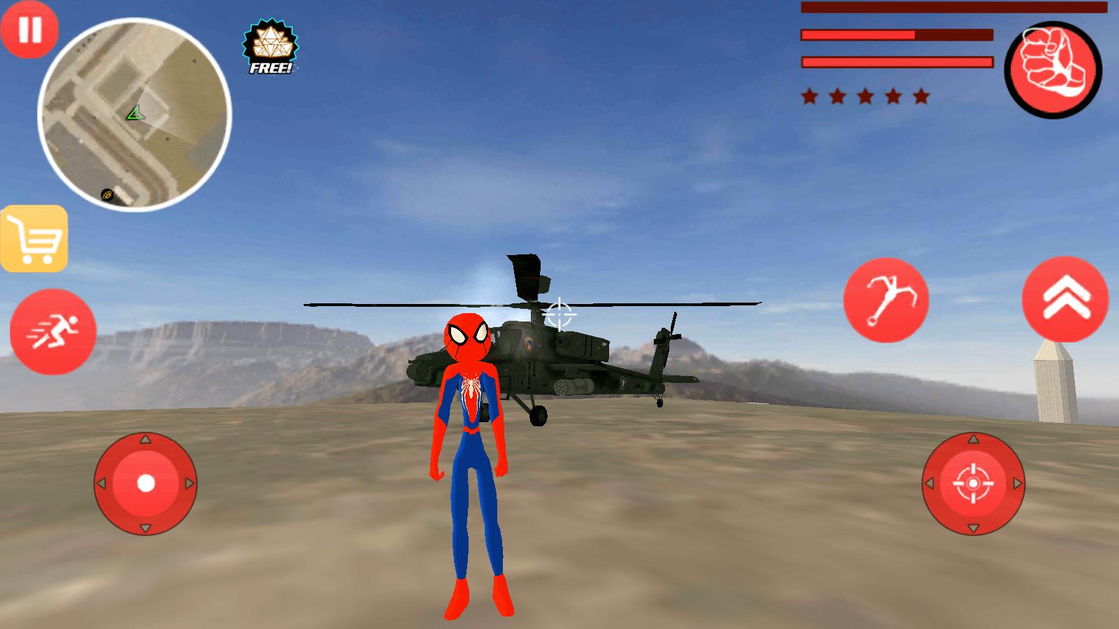 The Amazing Spider-Stickman Hook Far From House APK (Android Game