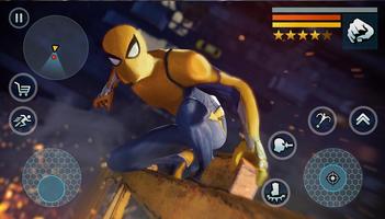 Spider Rope Gangster Hero Vegas - Rope Hero Game الملصق