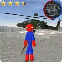 Descargar APK de Stickman Spider Rope Hero Gangstar City