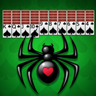 Spider Solitaire -Kartenspiele Zeichen