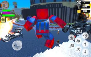 Spider Gangster Block City War screenshot 1