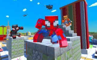 Spider Gangster Block City War screenshot 2
