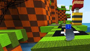 Map Sonic and skin mcpe Affiche
