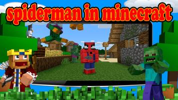 Spidy Game Minecraft MCPE mod Cartaz
